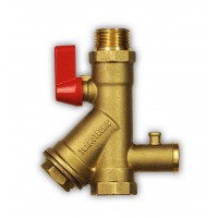 Llave de Paso, Válvula de Alivio y Filtro NPT 1/2 Llave de Paso, Válvula de Alivio y Filtro NPT 1/2